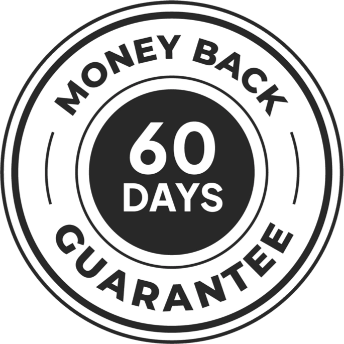 SlimTide 60-day money-back guarantee badge